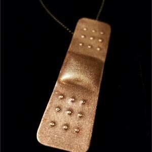 Handmade Copper Band-aid Pendant